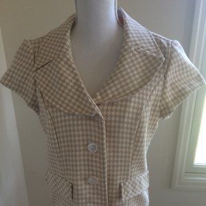 Vintage Short Summer Blazer Size 12